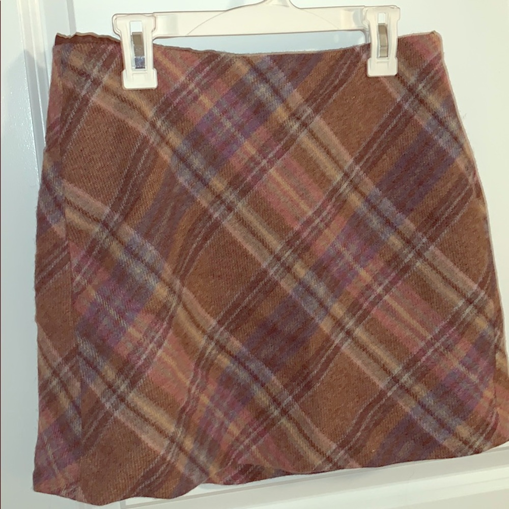Vintage plaid skirt